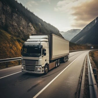 truck-with-container-highway-cargo-transportation-generative-ai_527096-25602